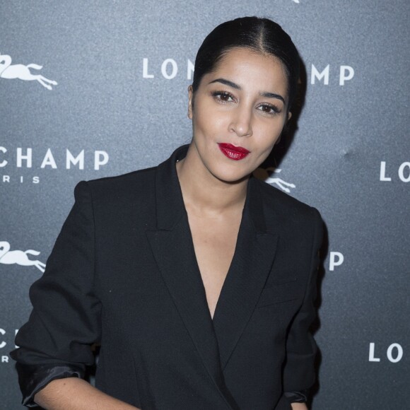 Leïla Bekhti - Ouverture de la boutique Longchamp sur les Champs-Elysées à Paris le 4 décembre 2014.