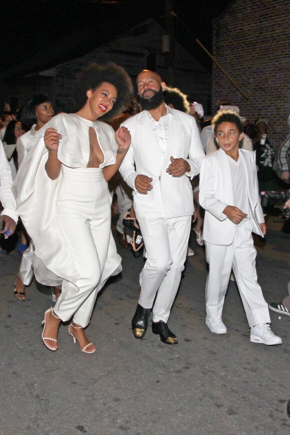 Fête du mariage de Solange Knowles et Alan Ferguson sur le thème de "Mardi Gras" dans le quartier français de la Nouvelle-Orléans, le 16 novembre 2014.