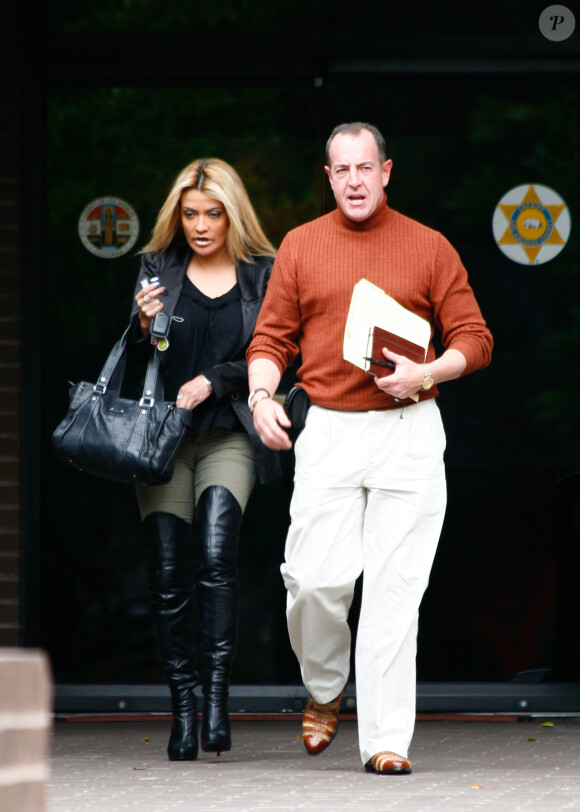 Michael Lohan s'est rendu à la prison de West Hollywood pour porter plainte contre son ex Kate Major à Los Angeles, le 23 mars 2011