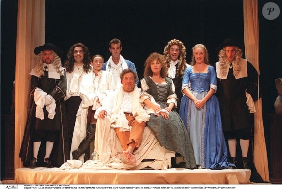 Valérie Mairesse dans le filage de la pièce Le Malade imaginaire en 1999