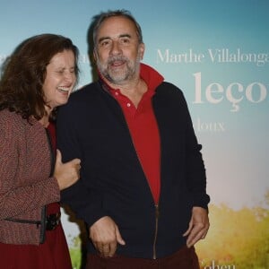 Pascale Pouzadoux et son mari Antoine Duléry - Avant-première du film "La Dernière Leçon" au cinéma UGC Bercy à Paris, le 3 novembre 2015.