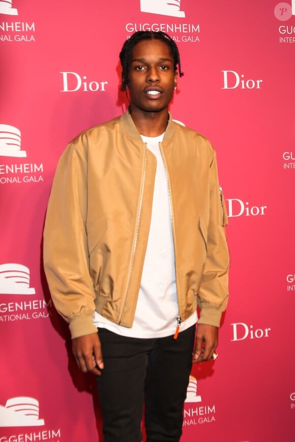 A$AP Rocky lors de la soirée inaugurale du gala international Guggenheim présenté par Christian Dior au musée Solomon R. Guggenheim. New York, le 4 novembre 2015.
