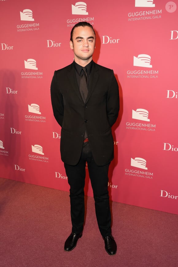 Le photographe Michael Avedon lors de la soirée inaugurale du gala international Guggenheim présenté par Christian Dior au musée Solomon R. Guggenheim. New York, le 4 novembre 2015.