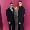 Jean Georges d'Orazio, Cindy Sherman et Raf Simons lors du dîner de bienfaisance lors du gala international Guggenheim présenté par Christian Dior au musée Solomon R. Guggenheim. New York, le 5 novembre 2015.