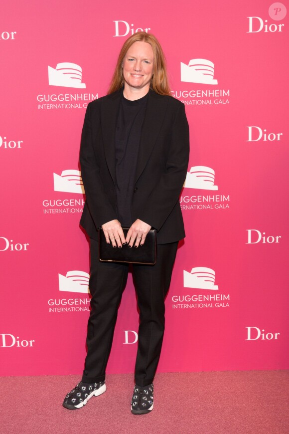 Anne Collier lors du dîner de bienfaisance lors du gala international Guggenheim présenté par Christian Dior au musée Solomon R. Guggenheim. New York, le 5 novembre 2015.