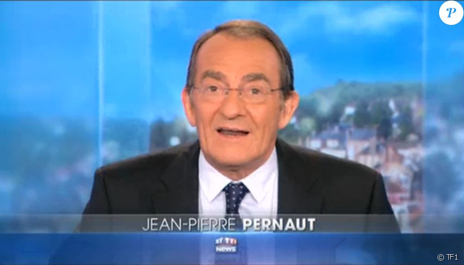 Jean-Pierre Pernaut Dans Son Journal De 13 Heures Sur TF1, Le Lundi 2 ...