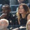 Blaise Matuidi et sa femme Isabelle - People lors de la finale du BNP Paribas masters entre Novak Djokovic et Andy Murray à l'Accor Hotels Arena à Paris le 8 novembre 2015.
