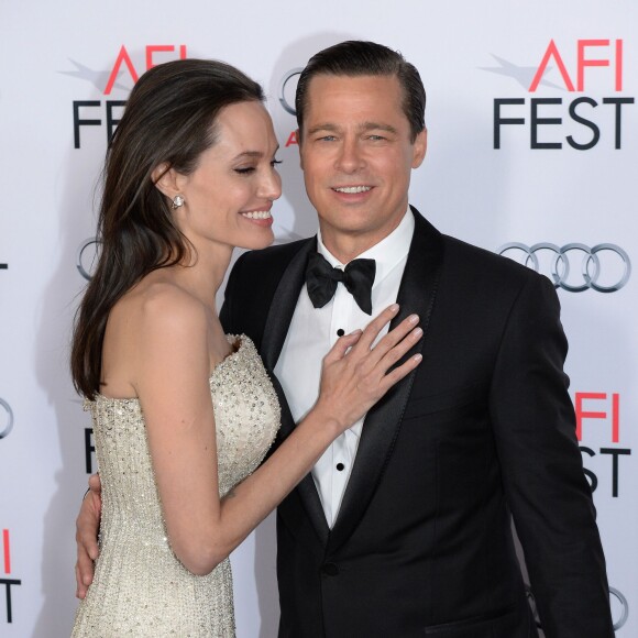 Angelina Jolie Pitt et Brad Pitt au AFI FEST 2015 à Los Angeles, le 15 novembre.