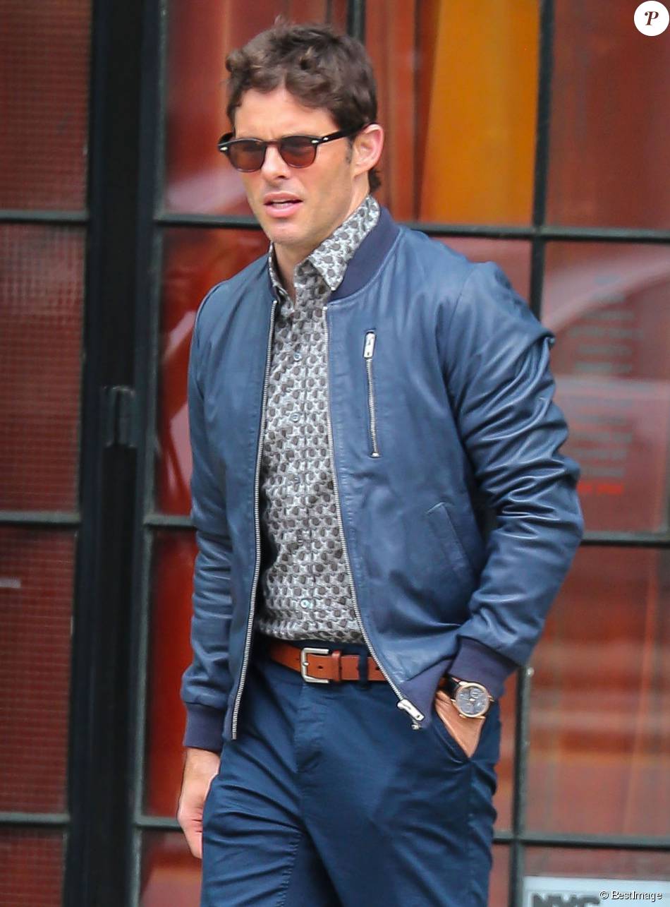 The Lady Of Heaven Sortie France James Marsden à la sortie de son hôtel The Bowery à New York, le 6 mai