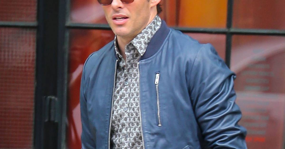 The Lady Of Heaven Sortie France James Marsden à la sortie de son hôtel The Bowery à New York, le 6 mai
