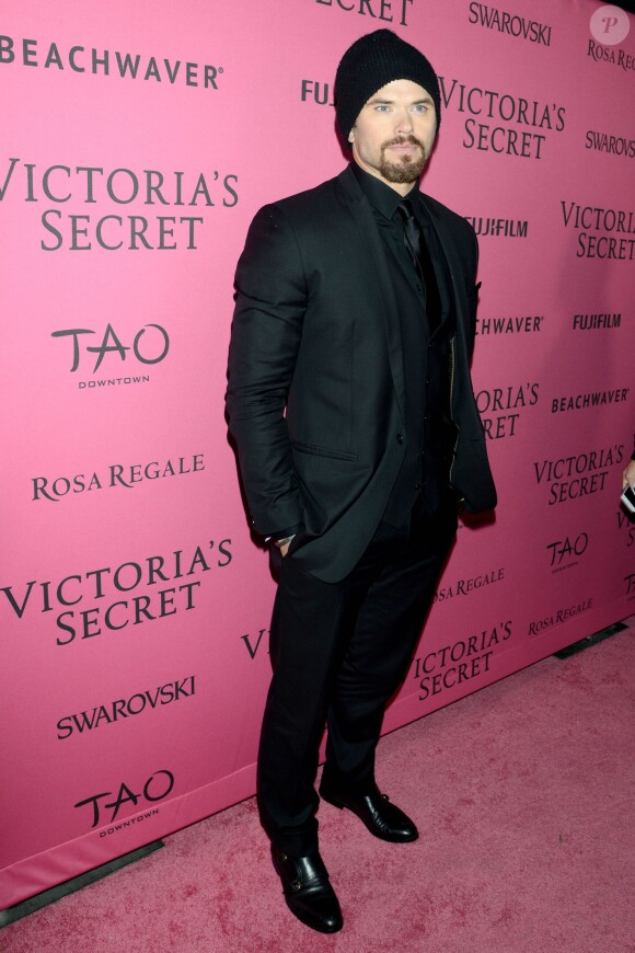 Kellan Lutz arrive à l'afterparty du défilé Victoria's Secret à New York, le 10 novembre 2015