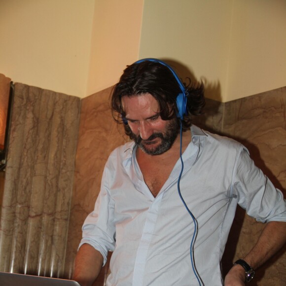 Frédéric Beigbeder lors de la remise du Prix de Flore au café Flore à Paris, le 10 novembre 2015
