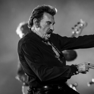 Exclusif - Johnny Hallyday en concert au Grand Stade Lille Métropole (Stade Pierre Mauroy) à Lille. Les 9 et 10 octobre 2015 © Cyril Moreau / Bestimage.