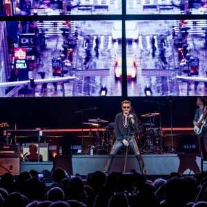 Exclusif - Johnny Hallyday en concert au Grand Stade Lille Métropole (Stade Pierre Mauroy) à Lille. Les 9 et 10 octobre 2015 © Cyril Moreau / Bestimage.