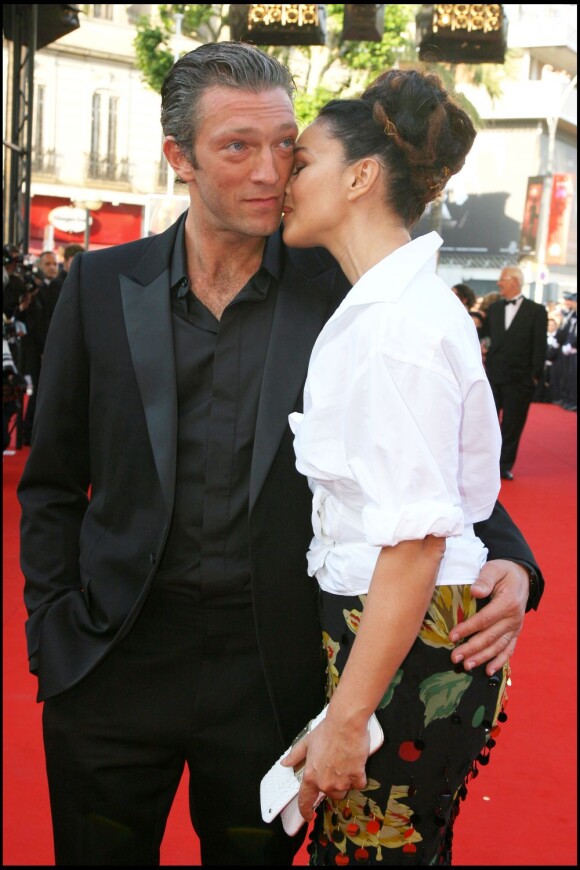 Monica Bellucci et Vincent Cassel amoureux à Cannes en mai 2006.
