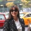 Monica Bellucci arrive à son hôtel à New York le 5 novembre 2015.