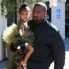 Kanye West va chercher sa fille North à son cours de danse à Los Angeles, le 11 novembre 2015