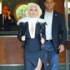 Lady Gaga à la sortie de son domicile à New York, le 7 octobre 2015