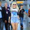 La chanteuse Lady Gaga arrive à l'aéroport JFK à New York, le 6 octobre 2015.