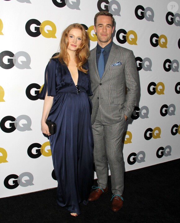 James Van Der Beek, Kimberly Brook - Soiree "GQ Men Of The Year" au Wilshire Ebell Theatre a Los Angeles. Le 12 novembre 2013