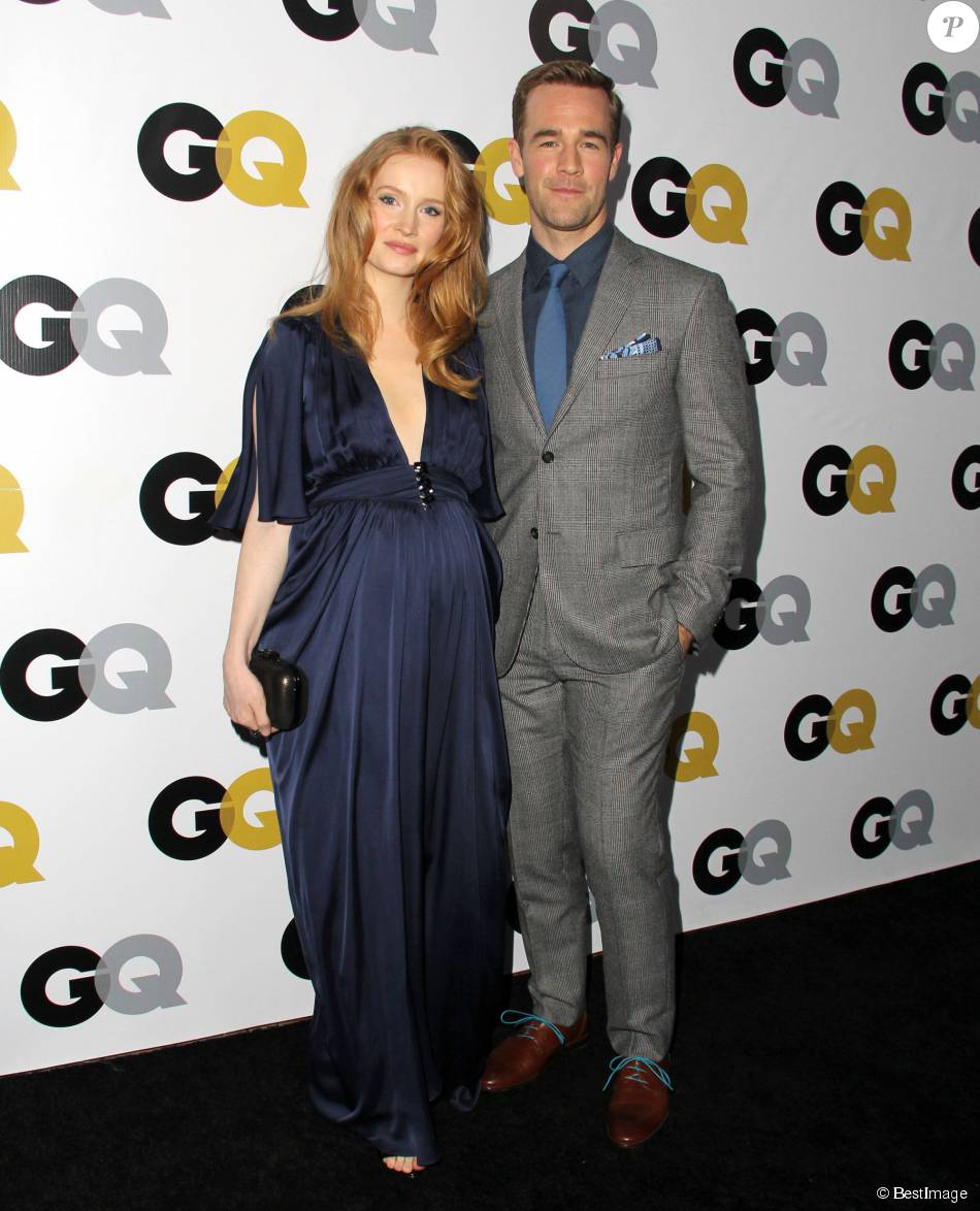 James Van Der Beek Kimberly Brook Soiree Gq Men Of The Year Au Wilshire Ebell Theatre A Los 