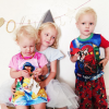 Les trois enfants de James Van Der Beek et sa femme Kimberly / photo postée sur Instagram.