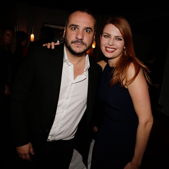 François-Xavier Demaison et Elodie Frégé lors de la soirée Les Interdites au club Le Chacha à Paris, le 3 novembre 2015