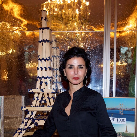 Exclusif - Rachida Dati, au goûter organisé par le fondateur des Kapla au Plaza Athénée à Paris, le 8 novembre 2015.