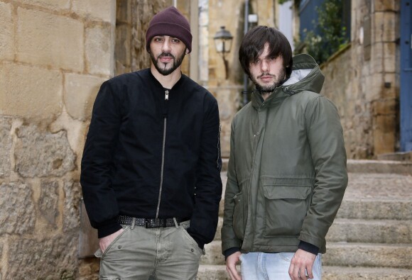Gringe (Guillaume Tranchant) et Orelsan (Aurélien Cotentin), durant la 24e édition du Festival du Film de Sarlat, le 13 novembre 2015. © Patrick Bernard