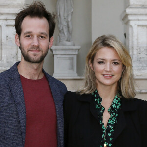 Benjamin Lavernhe et Virginie Efira, durant la 24e édition du Festival du Film de Sarlat, le 12 novembre 2015.