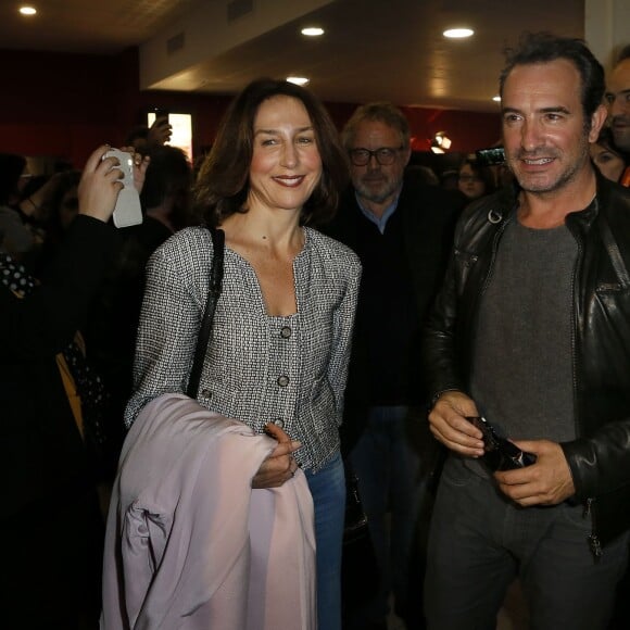 Elsa Zylberstein et Jean Dujardin, durant la 24e édition du Festival du Film de Sarlat, le 10 novembre 2015. © Patrick Bernard