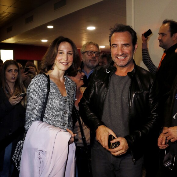 Elsa Zylberstein et Jean Dujardin, durant la 24e édition du Festival du Film de Sarlat, le 10 novembre 2015. © Patrick Bernard