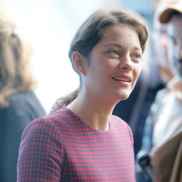 Marion Cotillard pour le lancement de "Ice and Sky" un programme éducatif multimédia à but non lucratif sur le changement climatique présenté lors Du FIAF à New York le 11 juin 2015