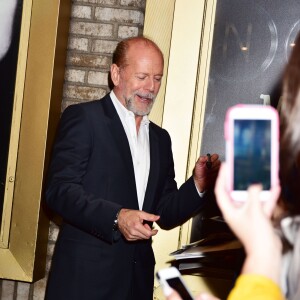 Bruce Willis à la première de la pièce de théâtre ‘Misery' à New York, le 15 novembre 2015.