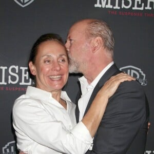 Laurie Metcalf, Bruce Willis à la première de la pièce de théâtre ‘Misery' à New York, le 15 novembre 2015.