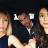 Jennette McCurdy, Miranda Cosgrove et Jerry Trainor en route pour le mariage de Nathan Kress et London Elise Moore, le 15 novembre 2015 / photo postée sur Instagram.