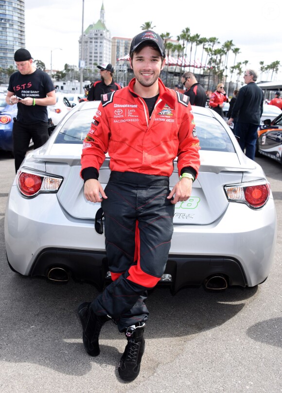 Nathan Kress lors du Grand Prix de Long Beach à Los Angeles, le 7 avril 2015