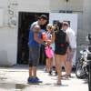 Adriana Lima et son nouveau petit ami à la sortie de leur cours de boxe à Miami, le 10 juillet 2015