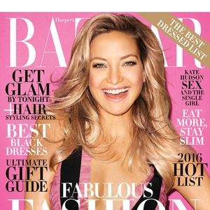 Retrouvez l'intégralité de l'interview de Kate Hudson dans le magazine Harper's Bazaar, en kiosques le 24 novembre 2015.