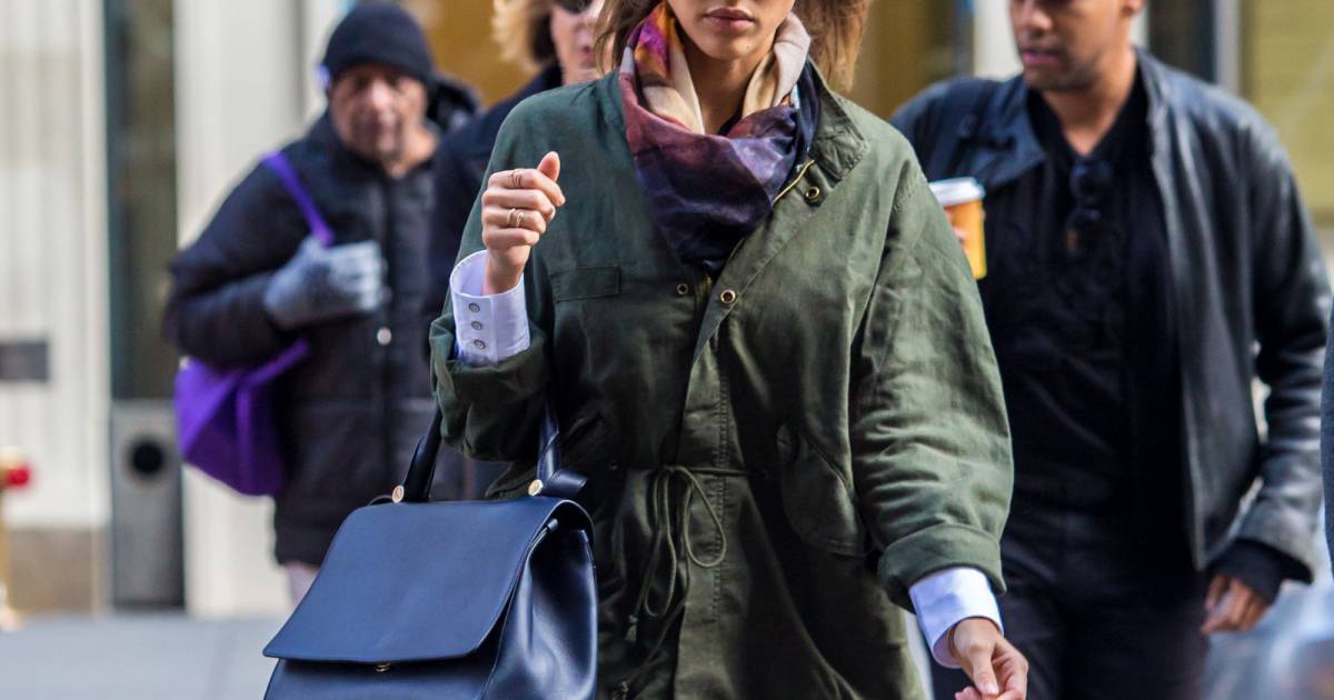 Jessica Alba est allée déjeuner au restaurant 'Nobu' à New York, le 27