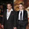 Johnny Depp et sa femme Amber Heard - - Première de "The Danish Girl" au théatre Westwood village à Westwood le 21 novembre 2015.