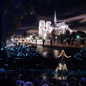 Céline Dion aux American Music Awards, au Microsoft Theater de Los Angeles, le 22 novembre 2015