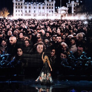 Céline Dion aux American Music Awards, au Microsoft Theater de Los Angeles, le 22 novembre 2015