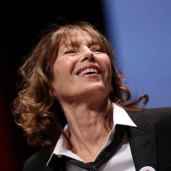 Jane Birkin - Remise du prix Lumière à Martin Scorsese lors du festival Lumière 2015 (Grand Lyon Film Festival) à Lyon, le 16 octobre 2015.