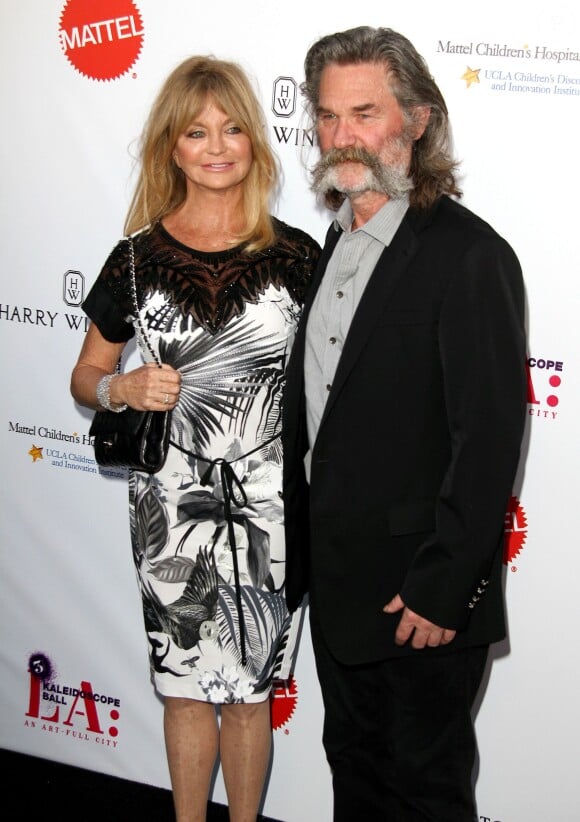Kurt Russell et sa femme Goldie Hawn à la soirée "The Mattel Children's Hospital UCLA Kaleidoscope Award" à Culver City, le 2 mai 2015.