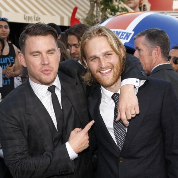 Channing Tatum et Wyatt Russell - Première du film "22 Jump Street" à los Angeles le 10 juin 2014.