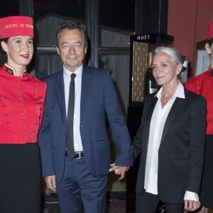 Michel Denisot et sa femme Martine - Dîner d'ouverture du 40e festival du cinéma américain de Deauville le 6 septembre 2014.