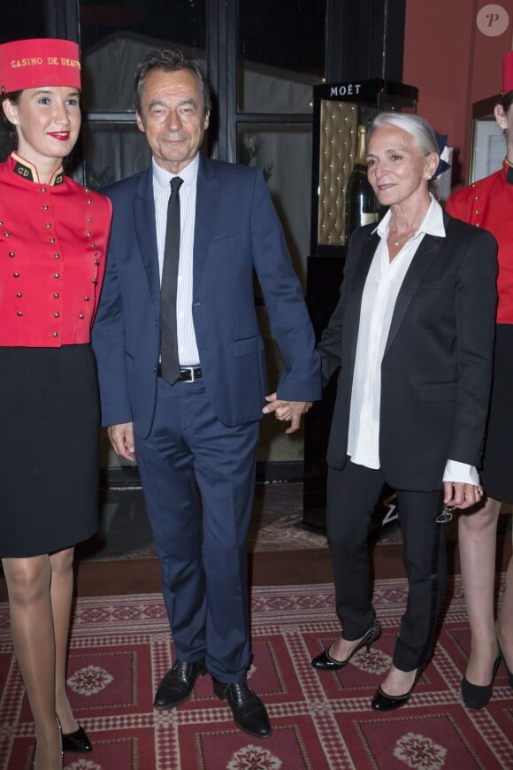 Michel Denisot et sa femme Martine - Dîner d'ouverture du 40e festival du cinéma américain de Deauville le 6 septembre 2014.