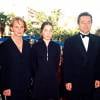 Archives - Michel Denisot, avec sa femme et sa fille Louise lors du festival de Cannes en 1996.