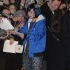 Lily Allen arrive au London Coliseum pour assister au British Fashion Awards 2015. Londres, le 23 novembre 2015.